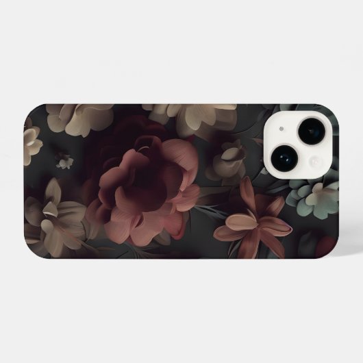 Floral Case iPhone Hoesje (Achterkant horizontaal)