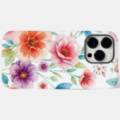 floral Case-Mate iPhone case (Achterkant (horizontaal))