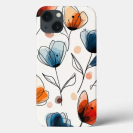 Floral iPhone 13 Hoesje
