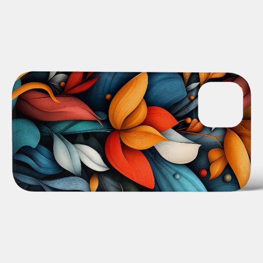 Floral Case-Mate iPhone Case (Achterkant (horizontaal))