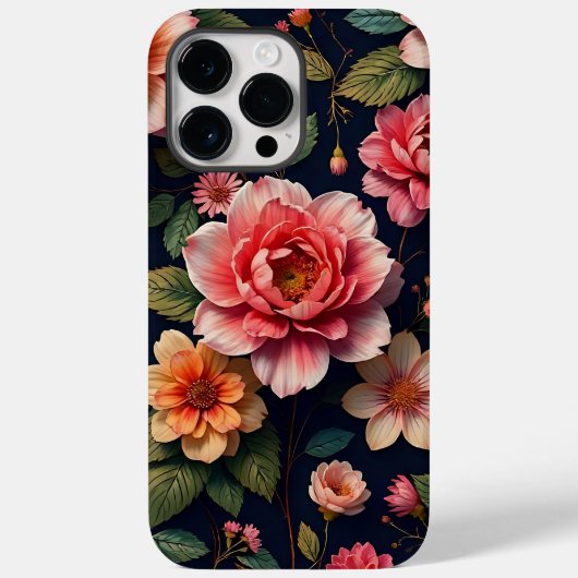 floral Case-Mate iPhone case (Achterkant)