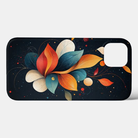 Floral Case-Mate iPhone Case (Achterkant (horizontaal))