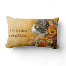 Floral Cat & Custom Quote