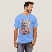 Floral Cat T-shirt (Voorkant volledig)