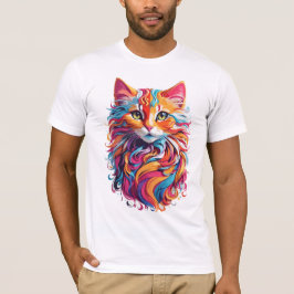 Floral Cat T-shirt