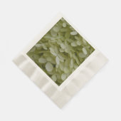 Floral Celadon Green Hydrangea Servet (Hoek)