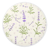 Floral Ceramic Knob. Keramische Knop (Voorkant)