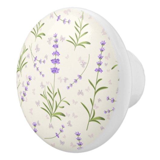 Floral Ceramic Knob. Keramische Knop (Rechts)