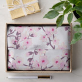 Floral Cherry Blosbezroze White Tissuepapier (Geschenk)