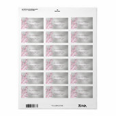 Floral Cherry Blossingroze Silver Label (Full Sheet)