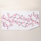 Floral Cherry Blossom Badhanddoek (Badhanddoek)