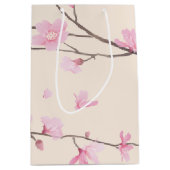 Floral Cherry Blossom Medium Cadeauzakje (Voorkant)
