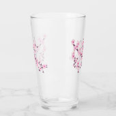 Floral Cherry Blossom Pink Glas (Links)