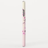 Floral Cherry Blossom Pink Monogram Case-Mate iPhone Case (Achterkant/rechts)