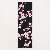 Floral Cherry Blossom Pink Yoga Mat (Voorkant)