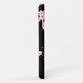  Floral Cherry Blossom Roze Monogram Case-Mate iPhone Case (Achterkant/rechts)