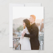 Floral Cherry Blossom Weddenschap Hartelijk dank Bedankkaart (Achterkant)