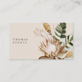 Floral Chic Boho | CARTE DE VISITE (Devant)