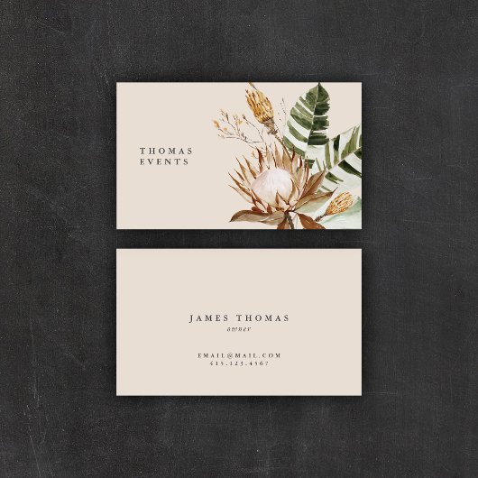 Floral Chic Boho | CARTE DE VISITE