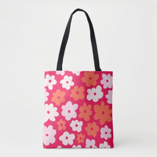 Floral Chic Canvas tas (Voorkant)