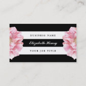 Floral Chic Cartes de visite (Devant)