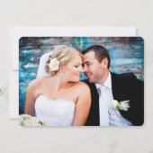 Floral Chic Photo Carte de remerciements / Champag (Dos)