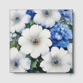 Floral Chic Simple Minimalist Modern Plain Wedding Gastenboek (Achterkant)