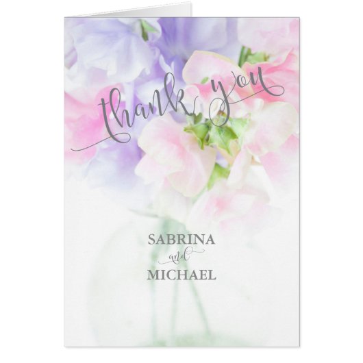 FLORAL CHIC WEDDING SWEET PEAS (Voorkant)