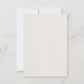 Floral Chinoiserie Mariage Carte de remerciements (Dos)