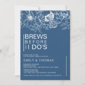 Floral Chinoiserie repetitie diner uitnodiging (Voorkant)