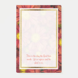 Floral Christelijke Bijbel Verse Post it Post-it® Notes