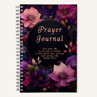 Floral Christian Prayer Journal Notitieboek