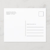 Floral Christmas Open House Uitnodiging (Achterkant)