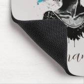 Floral Classy Afro Woman Muismat (Hoek)