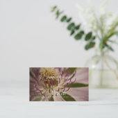 Floral - Clematis Carte de visite (Debout devant)