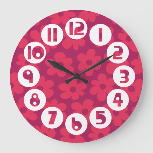 Floral Clock Grote Klok (Voorkant)