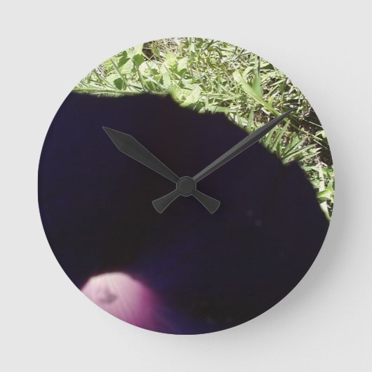 Floral Clock Ronde Klok (Voorkant)