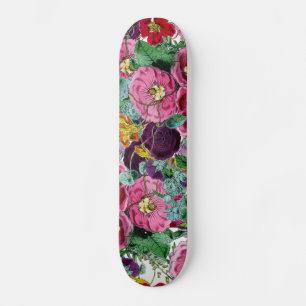 Floral Cluster Skateboard