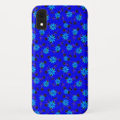 Floral Cobalt Blue 4Annie Case-Mate iPhone Case (Achterkant)