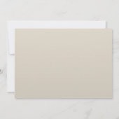 Floral Coffee Cream elegant Butterfly boho Wedding Bedankkaart (Achterkant)