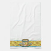  Floral Coffee Cup Theedoek (Verticaal)