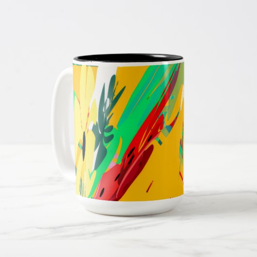  Floral Coffee Mug (Devant gauche)