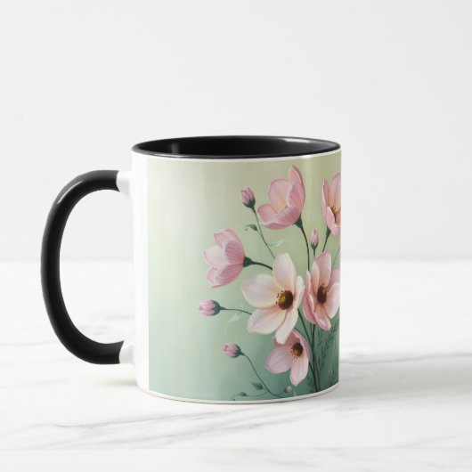 Floral Coffee Mug (Gauche)