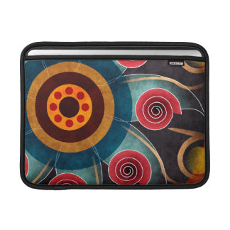 Floral Color Abstract Vector Art Macbook Air MacBook Sleeve