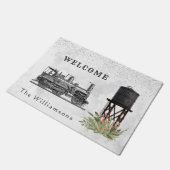 Floral Confetti  treinstel Deurmat (Schuin)