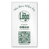 Floral Connect : Magnet du Carte de visite des méd (devant Vertical)