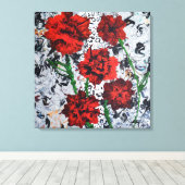 Floral Convas Muurkunst Abstracte Home Decor Canvas Afdruk (Insitu (Houten vloer))