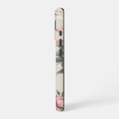 Floral Coquette patroon iPhone 16 Hoesje (Linkerkant)