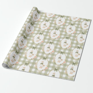 Floral Coquette Silly Goose Birthday Cadeaupapier
