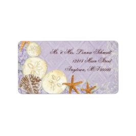 Floral Cottage by Sea Shells Beachy Wedding Etiket